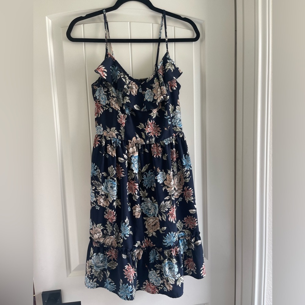 2 Xhiliration Spaghetti Strap Floral Dresses